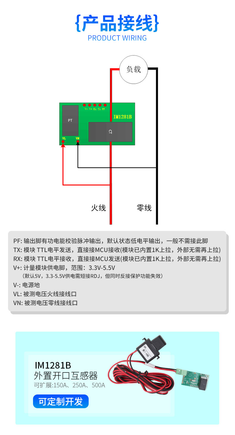 艾锐达IM1281B充电桩电能计量模块
